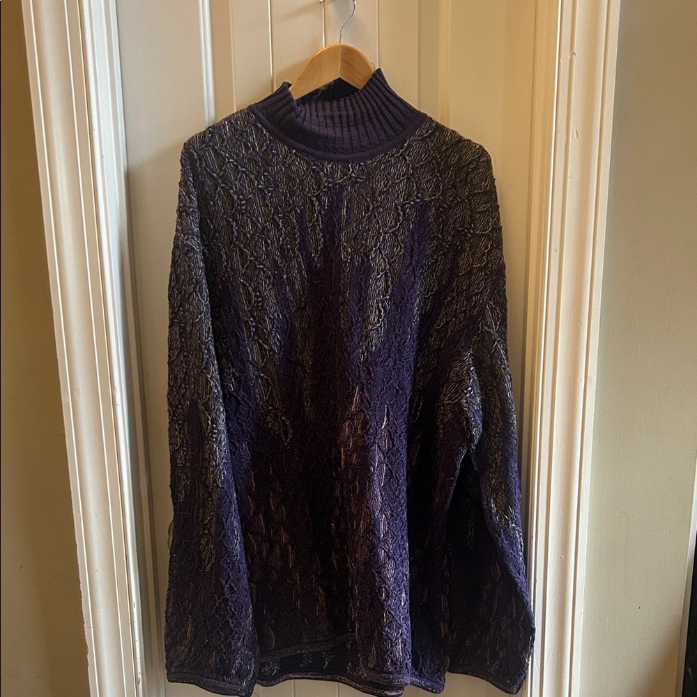 COOGI vintage mock neck sweater 2XL